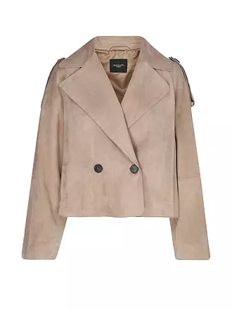 WEEKEND MAX MARA | Lederjacke MAGA | hellbraun