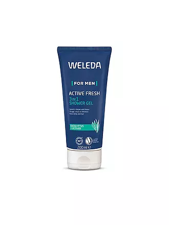 WELEDA | FOR MEN Active Fresh 3in1 Shower Gel 200ml | keine Farbe