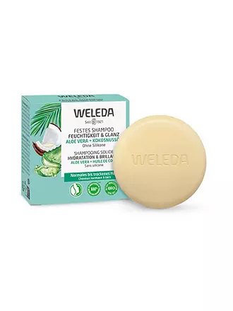 WELEDA | Festes Shampoo Feuchtigkeit und Glanz 50g | keine Farbe