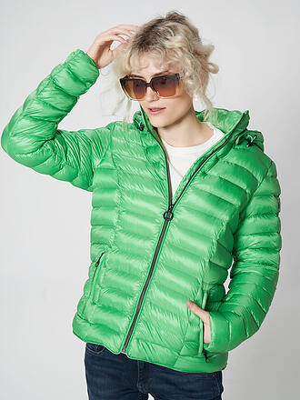 WELLENSTEYN | Leichtsteppjacke ITALY HOOD | grün