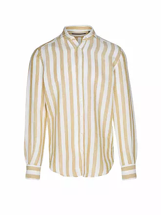 WINDSOR | Leinenhemd Regular Fit | gelb