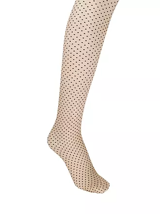 WOLFORD | Funktionsstrumpfhose CONTROL DOTS 20 black | beige