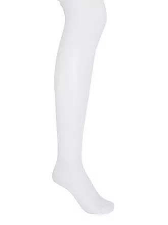 WOLFORD | Netzstrumpfhose TWENTIES gobi | weiss