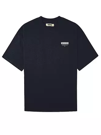 WOODBIRD | T-Shirt WBBEAM PHO | dunkelblau