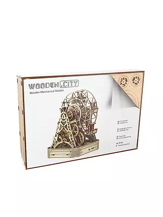 WOODEN CITY | Holz 3D Bausatz - Ferris Wheel (Riesenrad) | keine Farbe