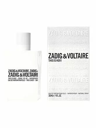 ZADIG & VOLTAIRE | This is Her! Eau de Parfum Vaporisateur 30ml | keine Farbe