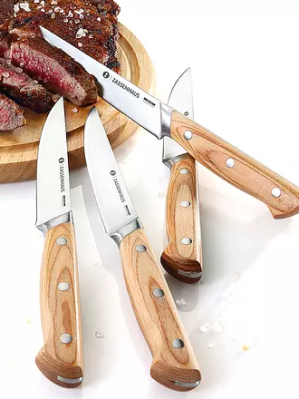 ZASSENHAUS | Steakmesser Set 4er Pakkaholz | braun