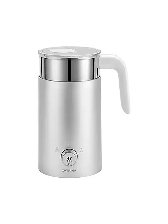 ZWILLING | Milchaufschäumer Enfinigy 200/400ml Edelstahl/Weiss | silber