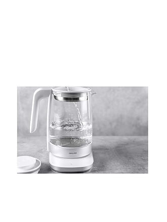 ZWILLING | Wasserkocher mit Teeeinsatz 1,7l Glas / Weiss | schwarz