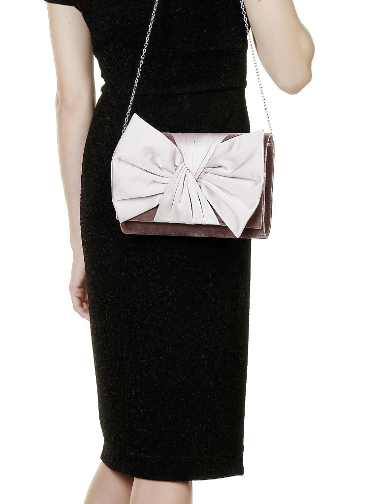 A-ZONE | Samt-Abendtasche | rosa