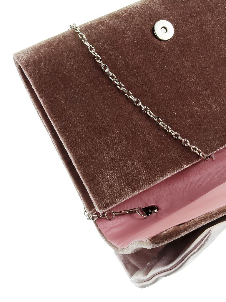 A-ZONE | Samt-Abendtasche | rosa