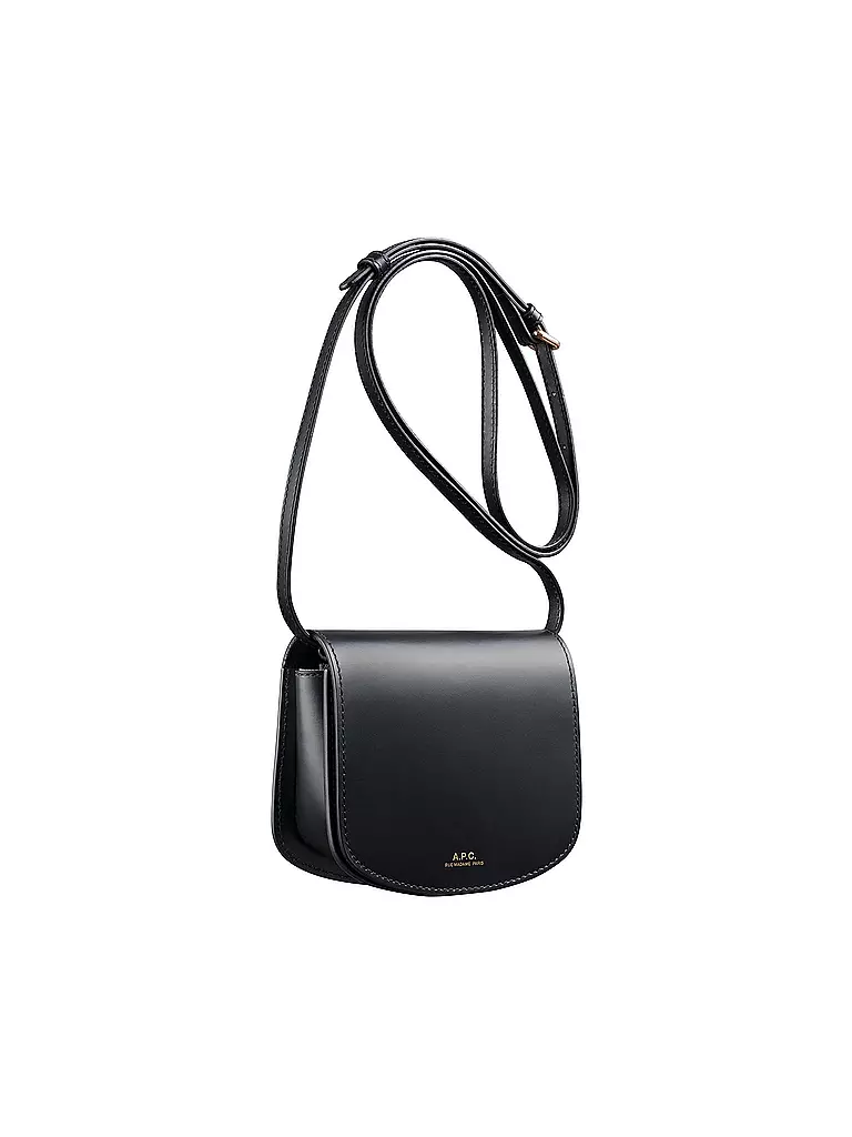 A.P.C. | Ledertasche - Mini Bag Dina | schwarz