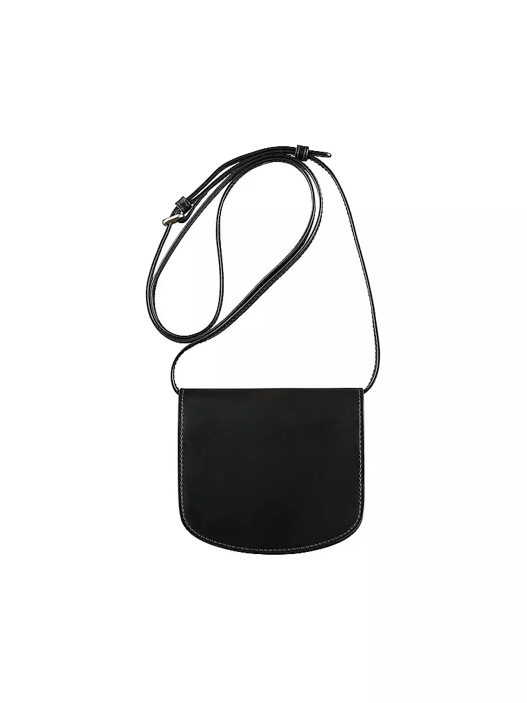 A.P.C. | Ledertasche - Mini Bag Dina | schwarz