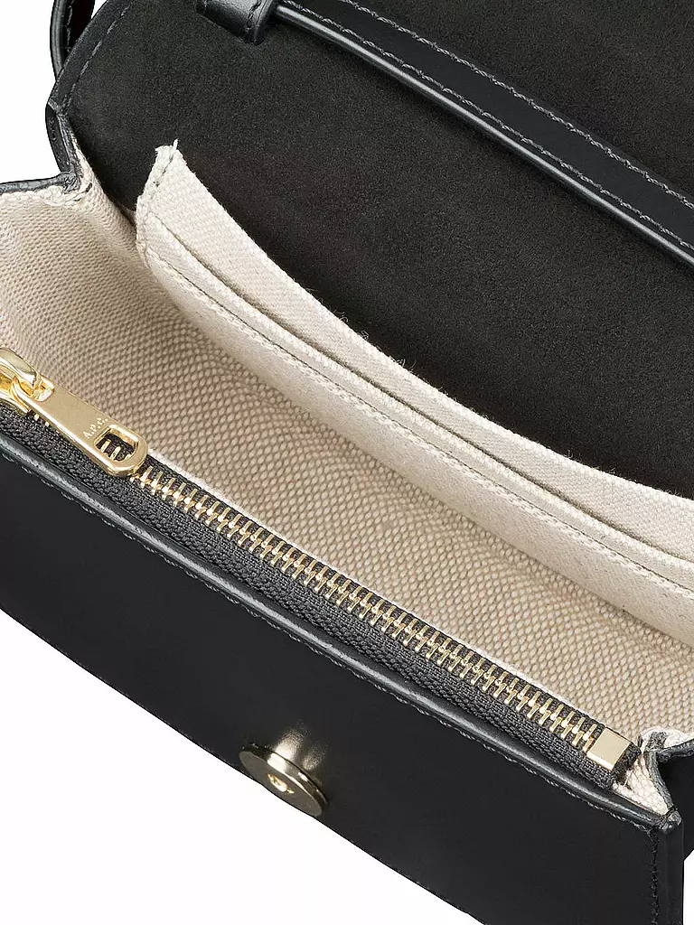 A.P.C. | Ledertasche - Mini Bag Dina | schwarz