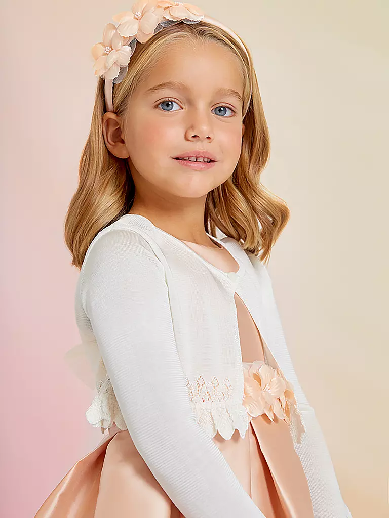 ABEL & LULA | Mädchen Strickbolero | weiss