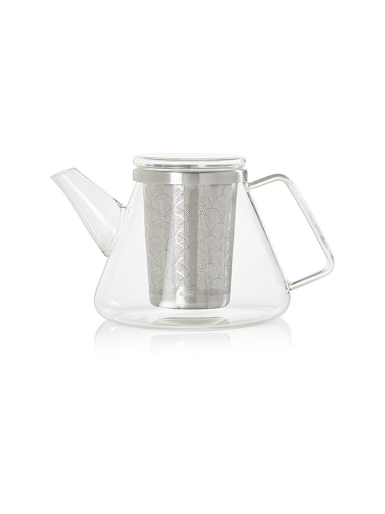 AD HOC Teekanne Fusion 1L Glas/Edelstahl