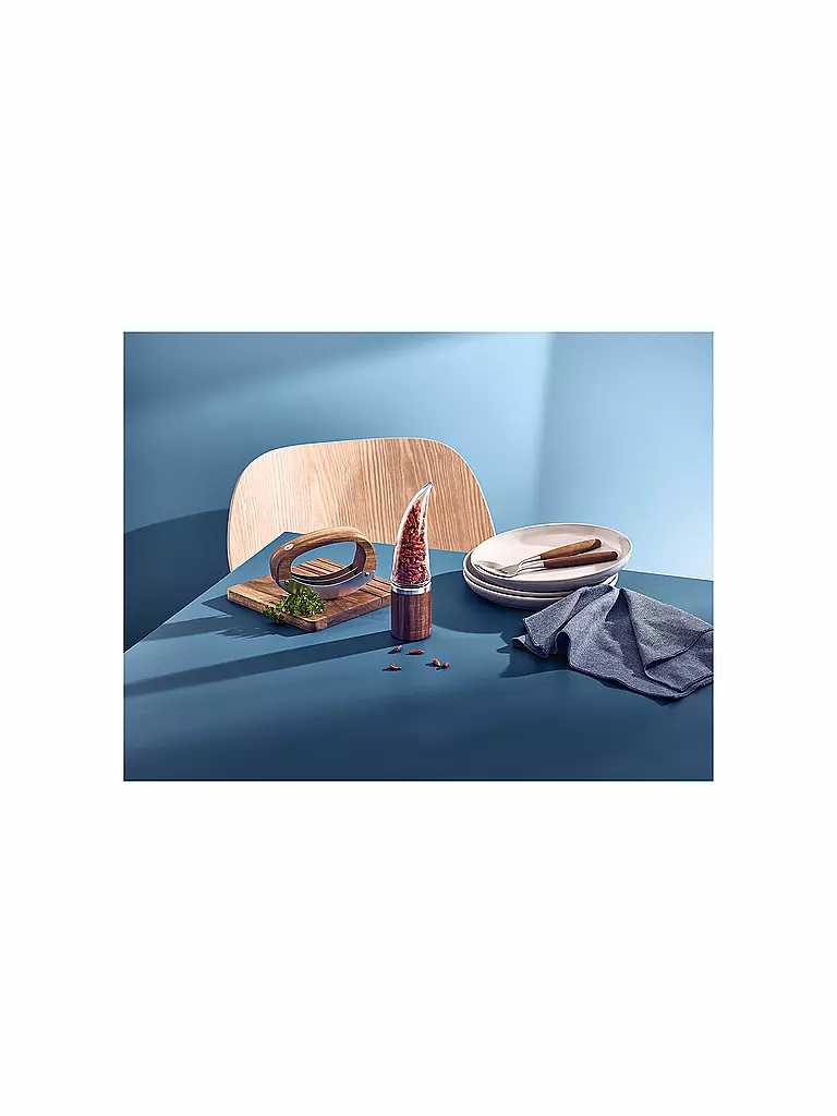 AD HOC | Chilischneider 22cm PEPERONE Glas/Akazie/Edelstahl | 