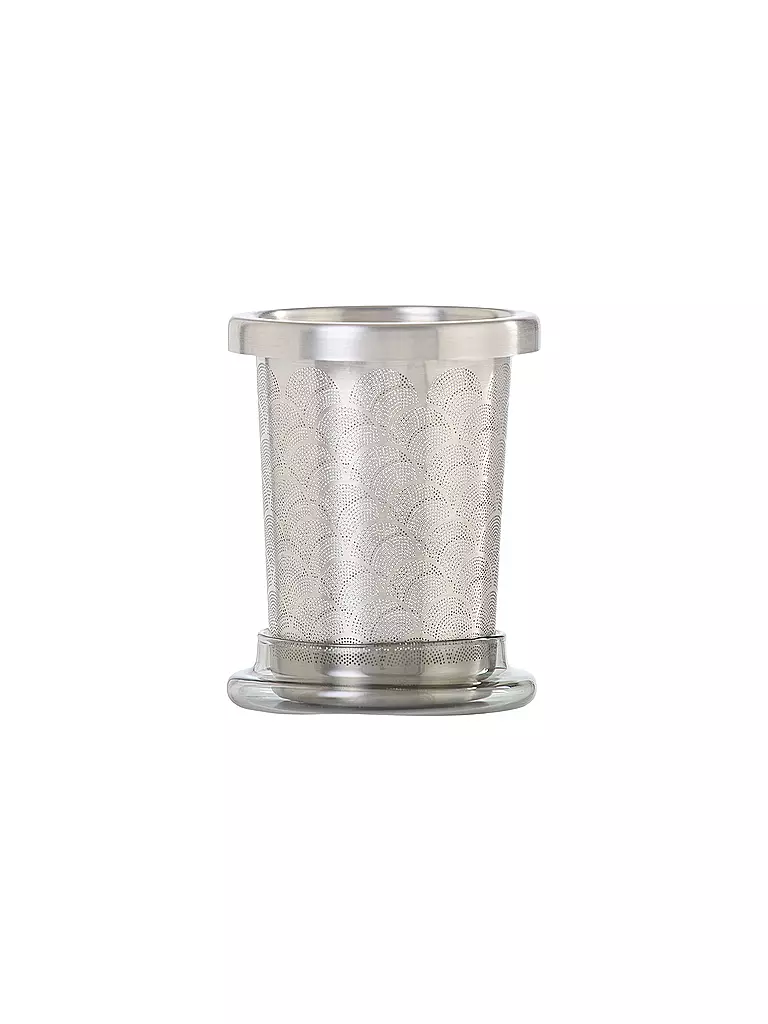 AD HOC | Teekanne 1,2 l YUNA Glas / Grau | transparent