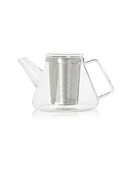 AD HOC | Teekanne Fusion 1L Glas/Edelstahl | transparent