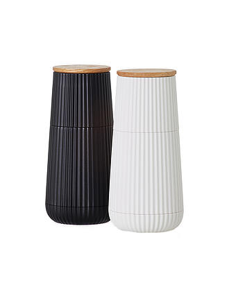 ADHOC | Salz- und Pfeffermühlen Set 2-teilig 12cm SCAPE Black / White