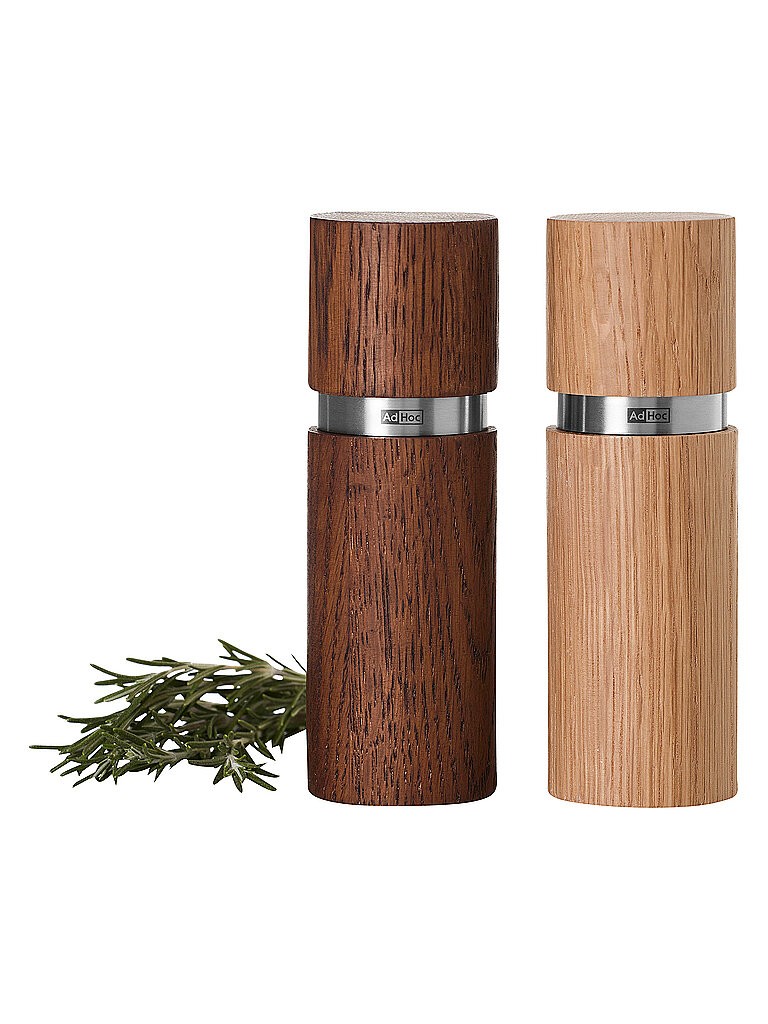 Set Pfeffer- und Salzmühle TEXTURA 2tlg 15cm braun baby