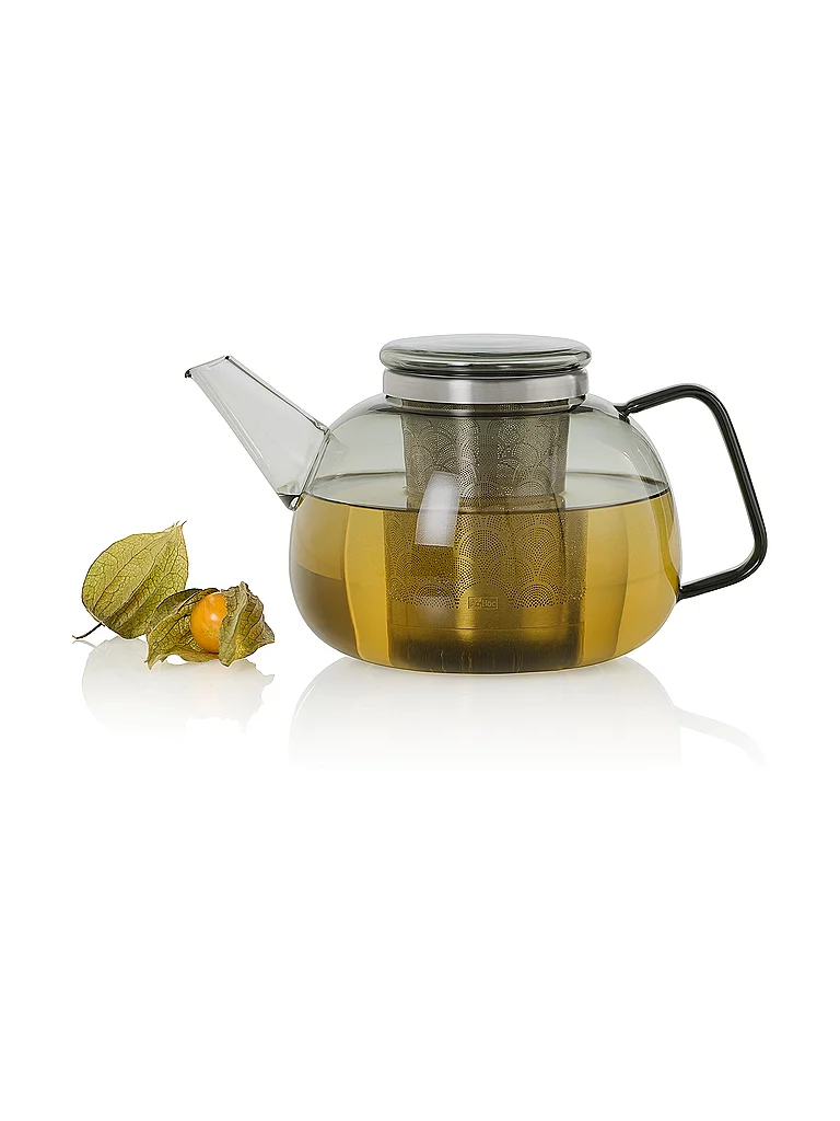 ADHOC Théière YUNA 1,6L Verre/Gris gris