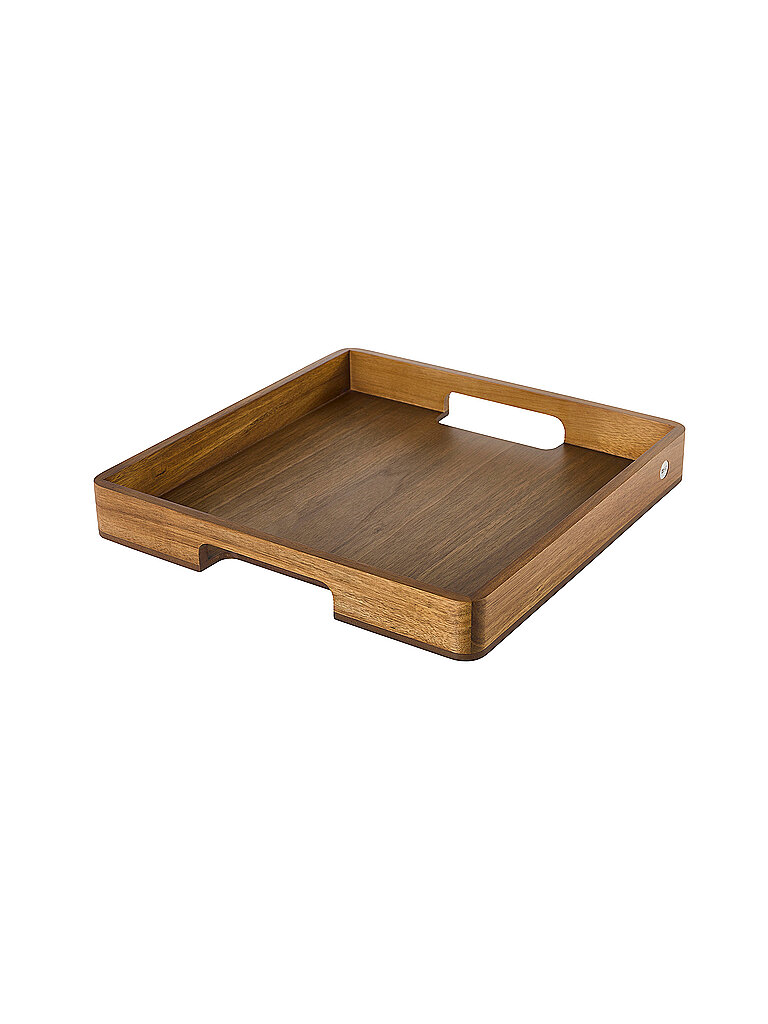 ADHOC Serviertablett SERVE 40xx40cm Akazie / Walnuss braun