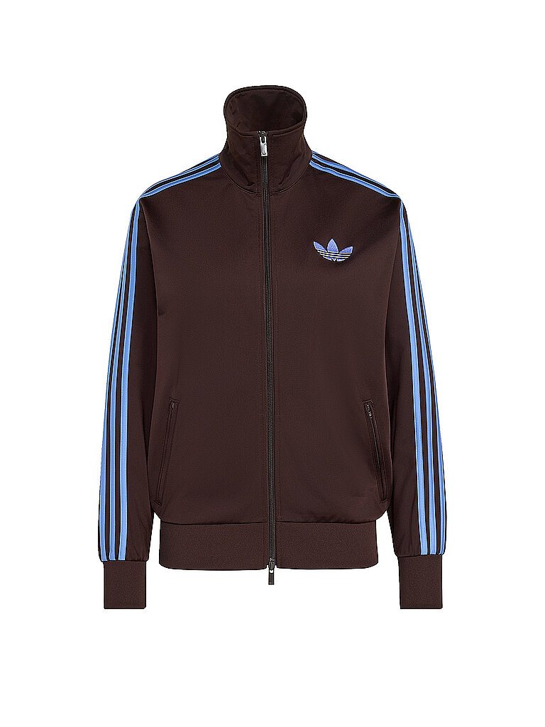 ADIDAS ORIGINALS Sweatjacke Loose Fit FIREBIRD braun | XS