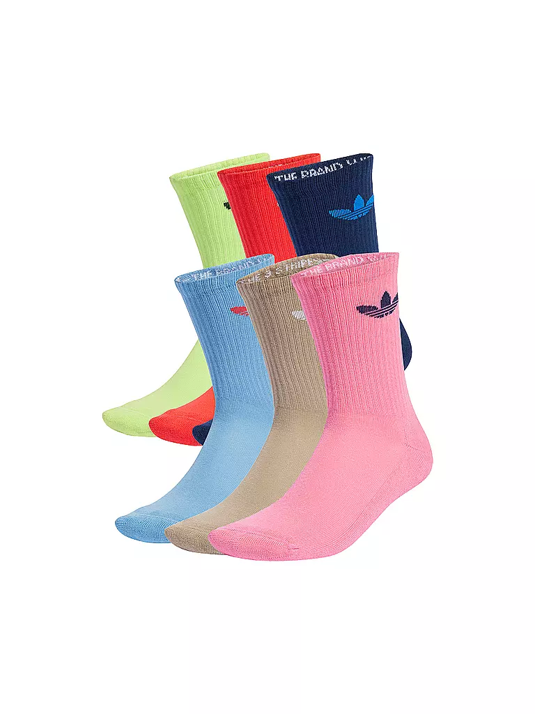 ADIDAS ORIGINALS | Socken 6-er Pkg. ashblu/nindig/lucred | bunt