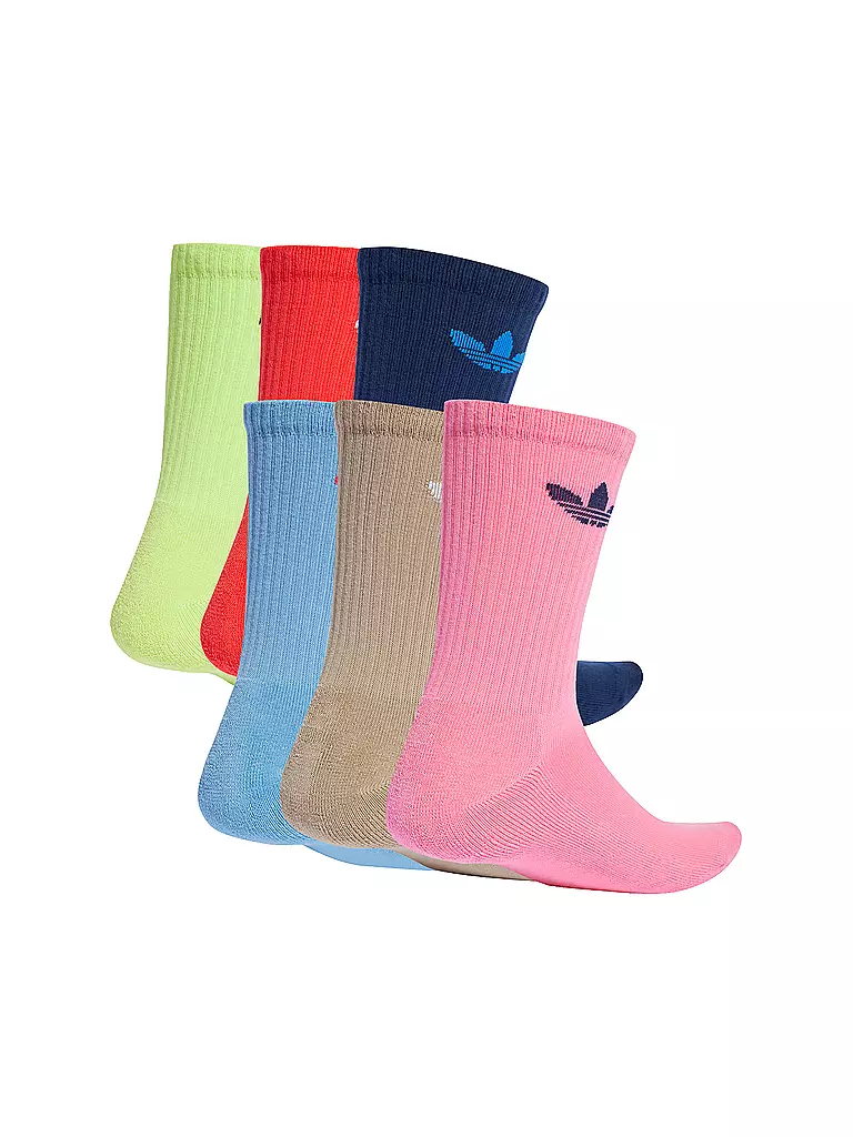 ADIDAS ORIGINALS | Socken 6-er Pkg. ashblu/nindig/lucred | bunt