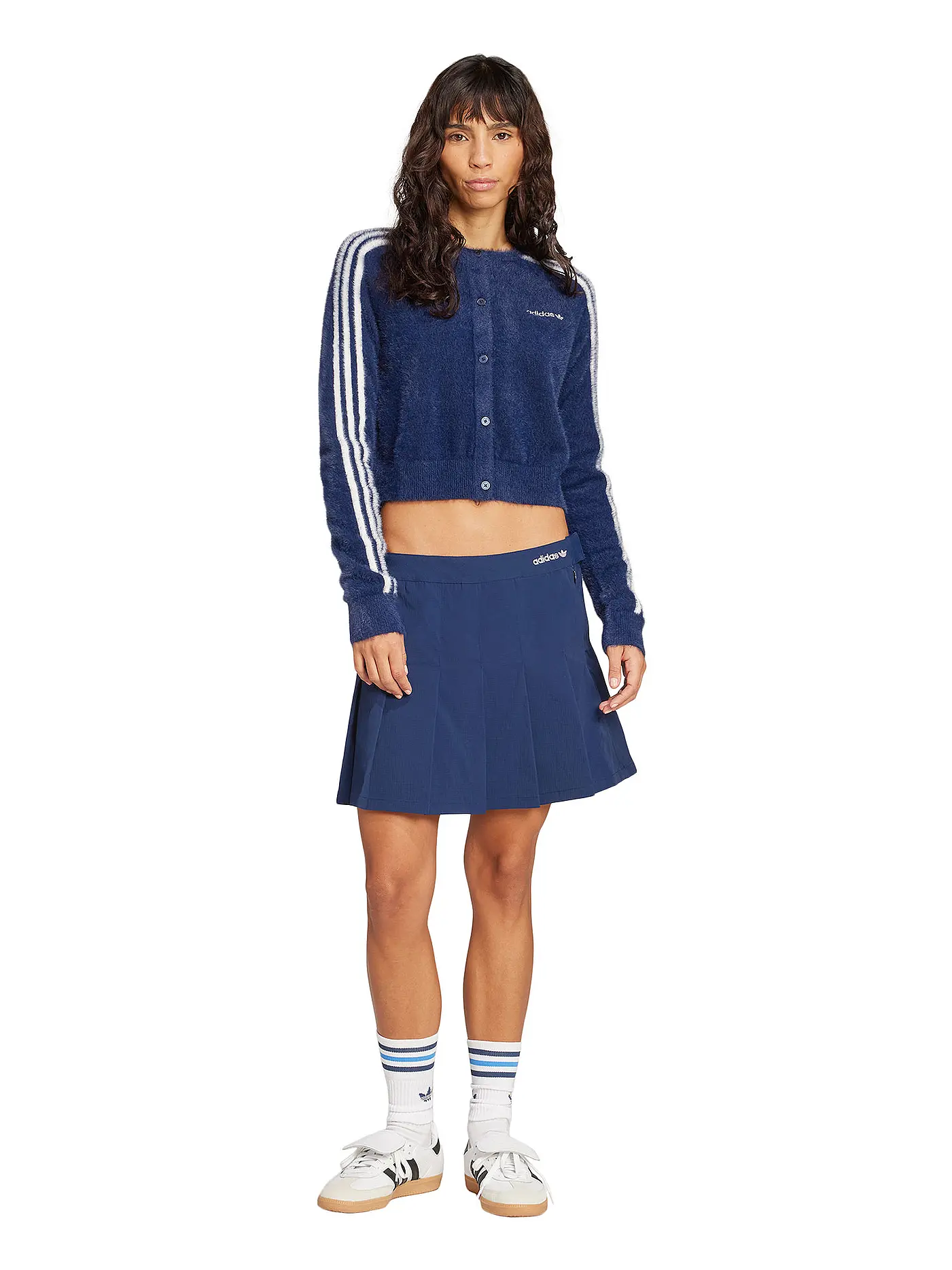 ADIDAS ORIGINALS | Strickjacke FLUFFY | dunkelblau