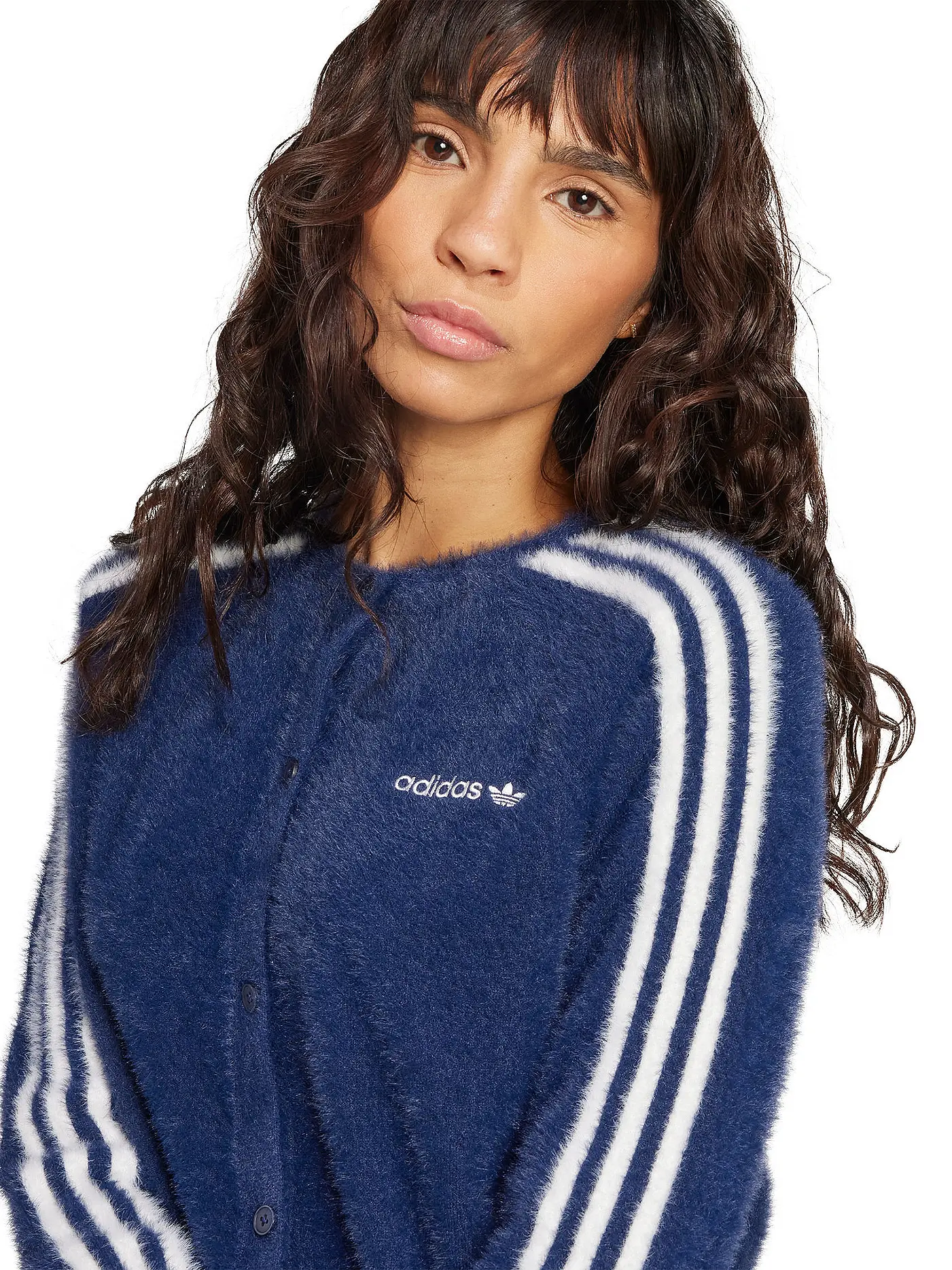 ADIDAS ORIGINALS | Strickjacke FLUFFY | dunkelblau