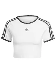 ADIDAS ORIGINALS | T-Shirt Cropped Fit | Weiss