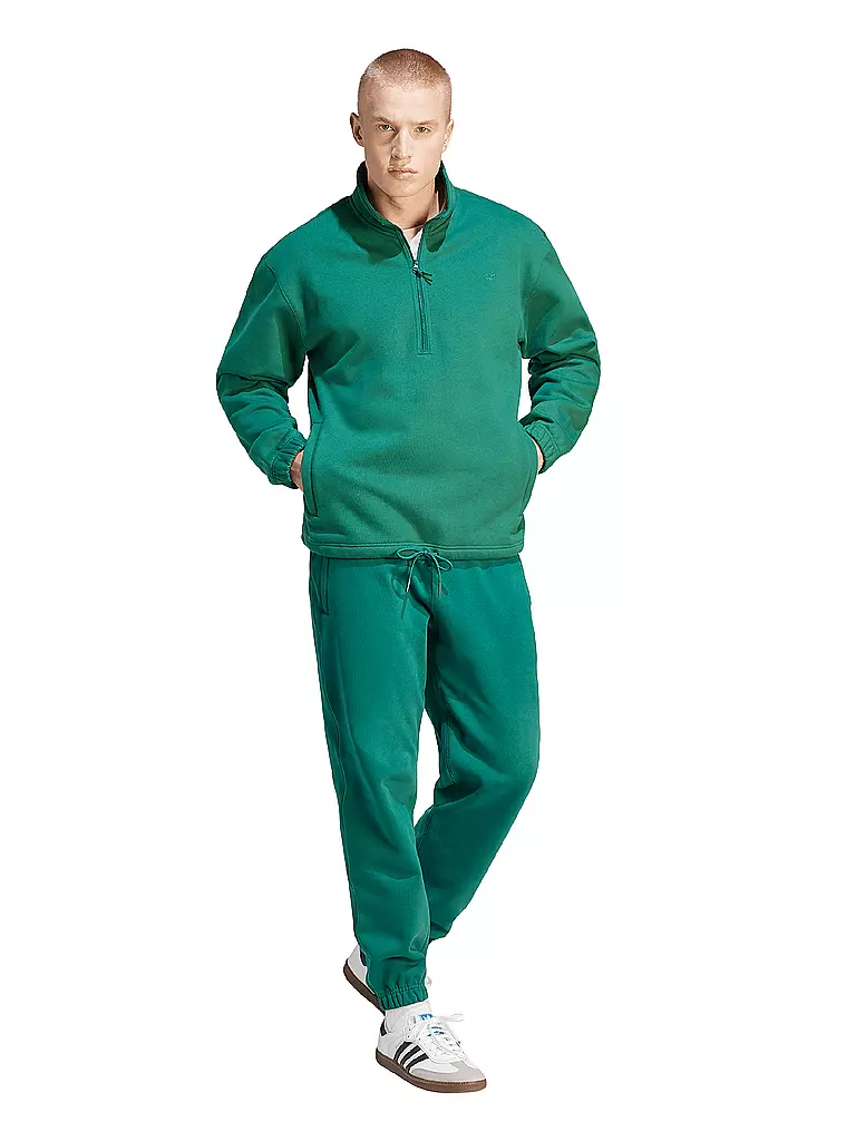 ADIDAS ORIGINALS | Troyer Pullover | dunkelgrün