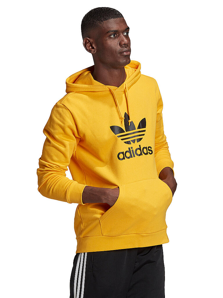 ADIDAS | Kapuzensweater - Hoodie  | gelb