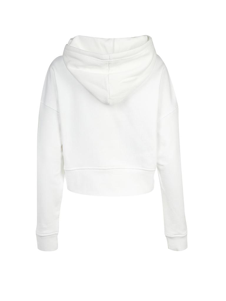 ADIDAS | Kapuzensweater - Hoodie Cropped-Fit | weiß
