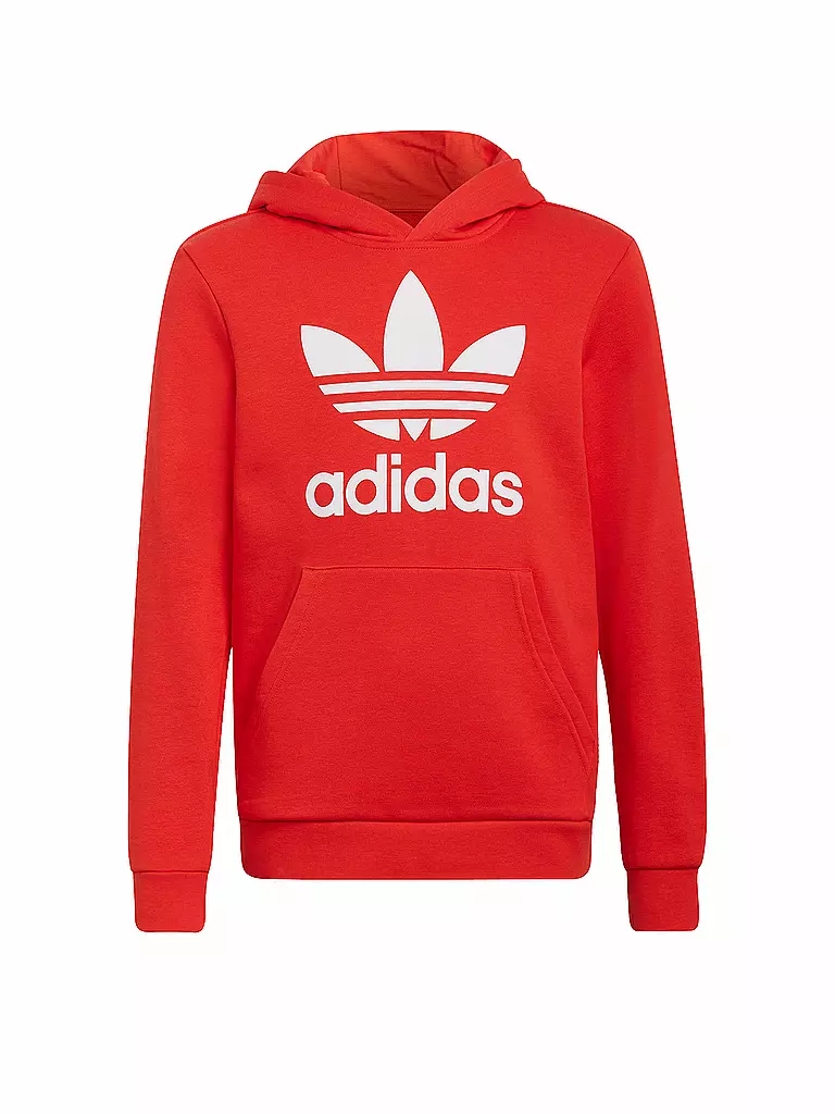 ADIDAS | Kinder Kapuzensweater - Hoodie Trefoil | rot