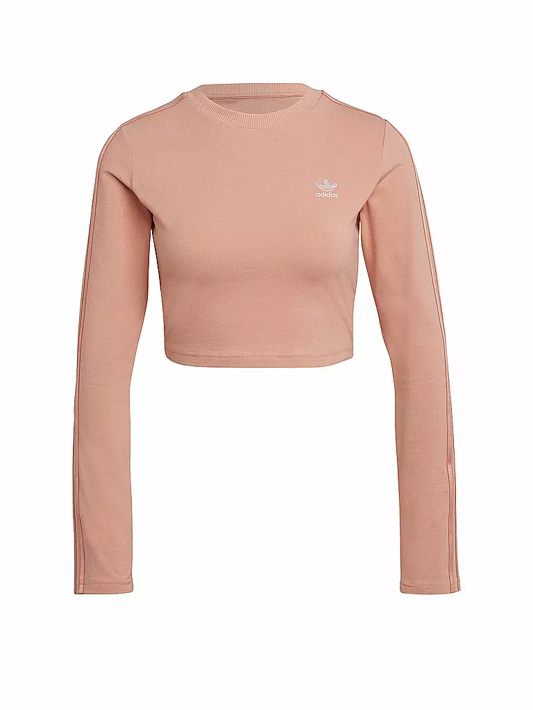ADIDAS | Langarmshirt Cropped " Velvet "  | rosa