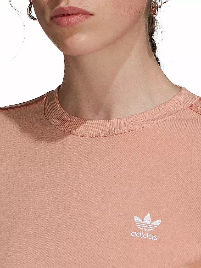 ADIDAS | Langarmshirt Cropped " Velvet "  | rosa