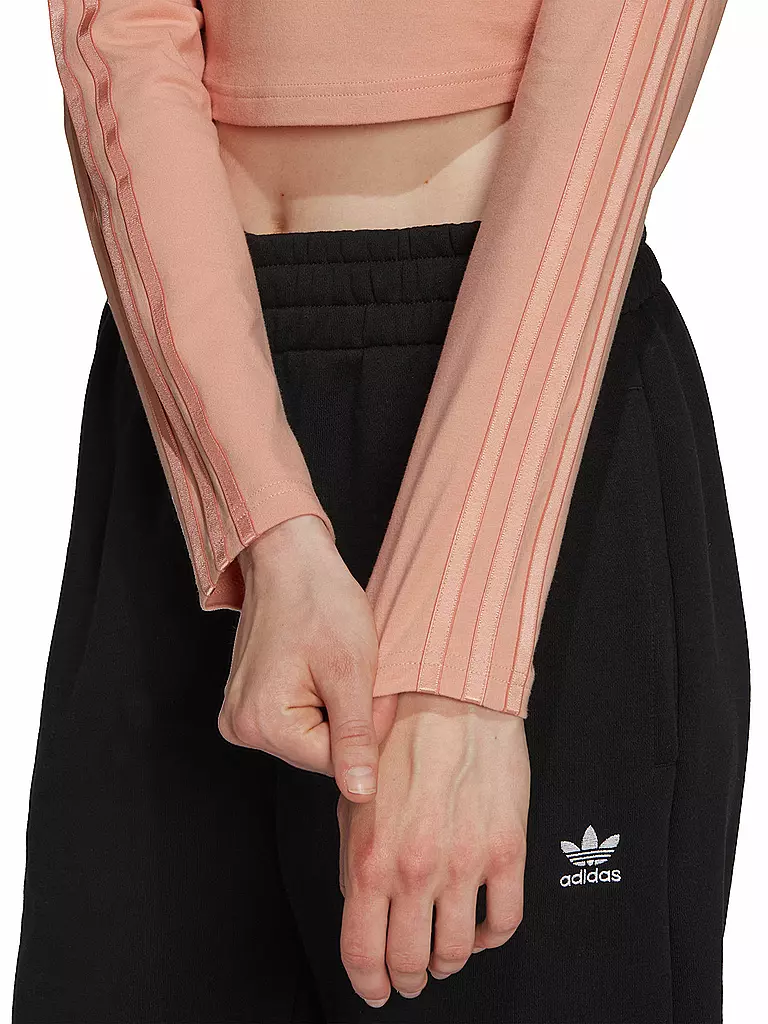 ADIDAS | Langarmshirt Cropped " Velvet "  | rosa