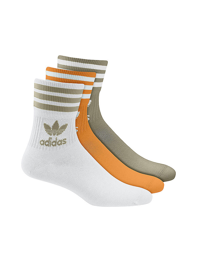 ADIDAS | Socken 3-er Pkg. white orange | bunt