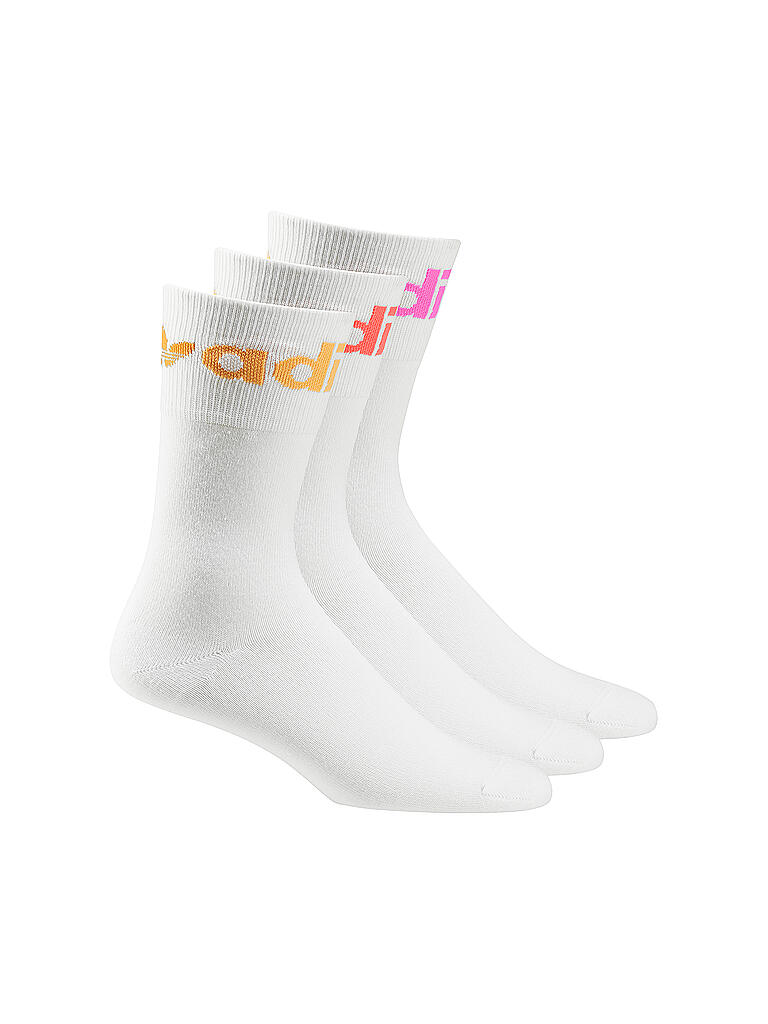 ADIDAS | Socken 3er Pkg Fold Cuff Crew | weiß