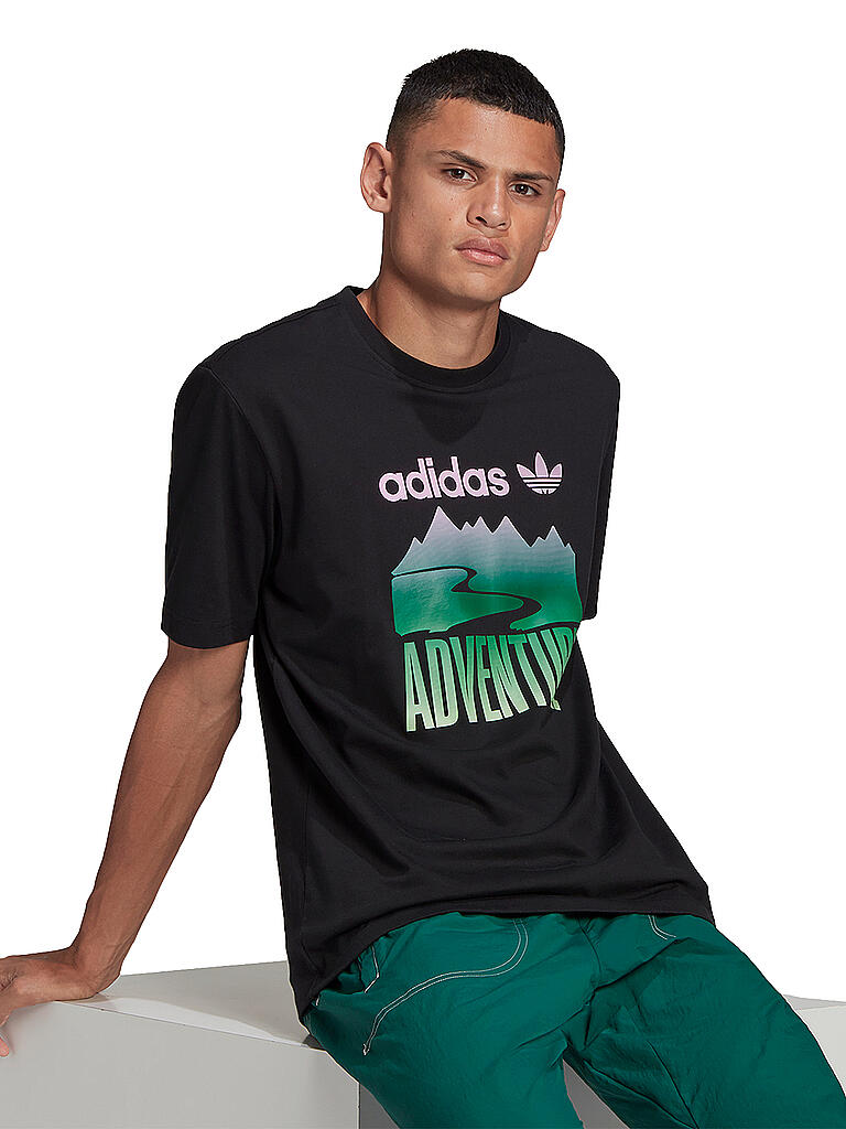 ADIDAS | T-Shirt ADV MOUNT | schwarz