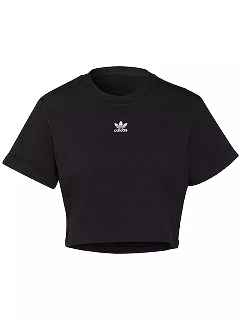 ADIDAS | T-Shirt Cropped Fit | schwarz
