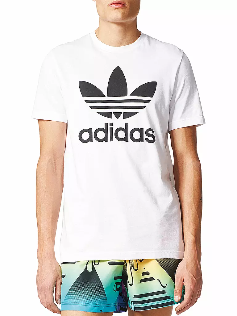 ADIDAS | T-Shirt TREFOIL | weiss