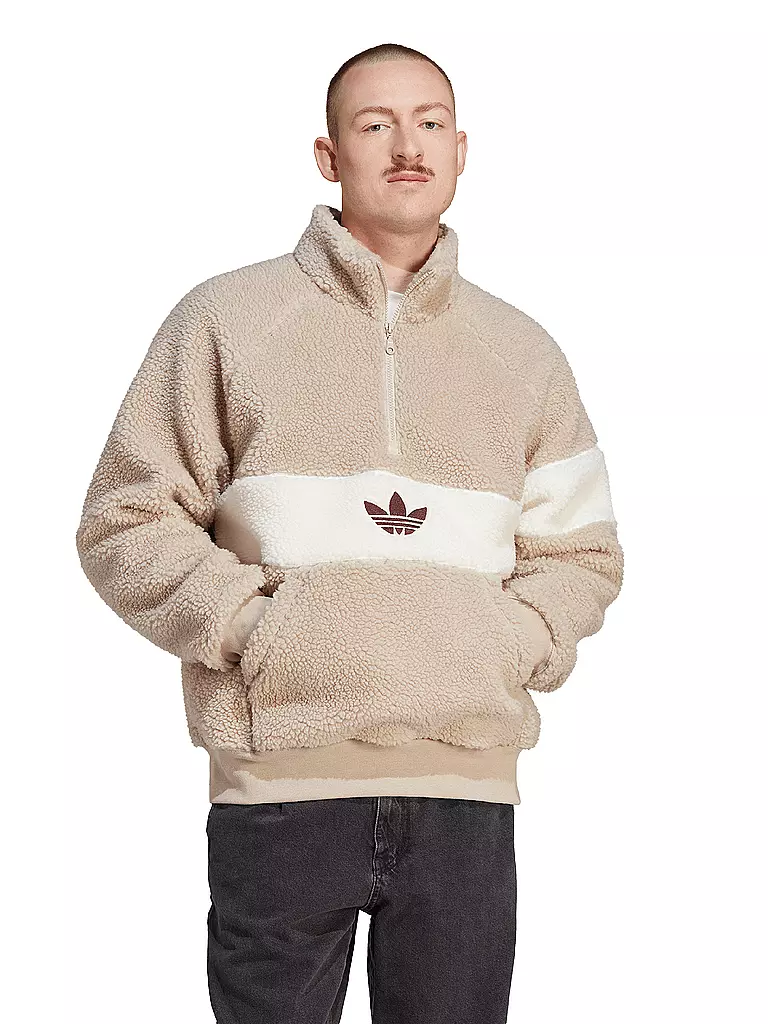 ADIDAS | Troyer Pullover | beige