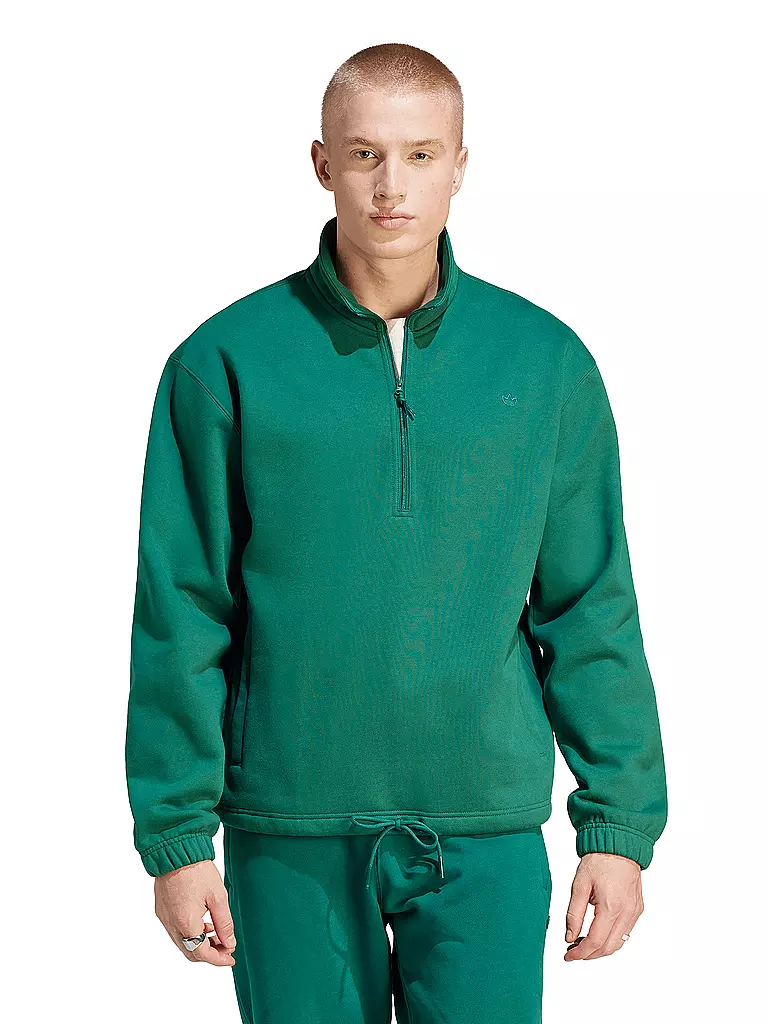 ADIDAS | Troyerpullover | dunkelgrün