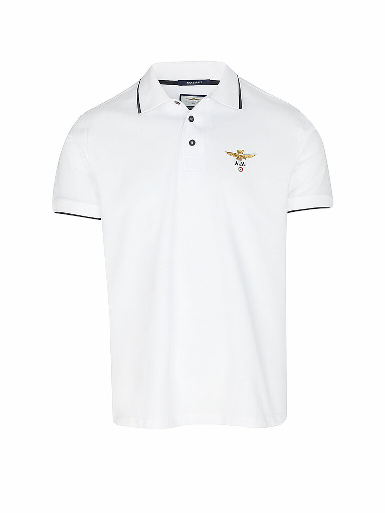 Poloshirt weiss L herren