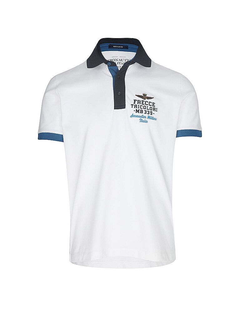 Poloshirt weiss L herren