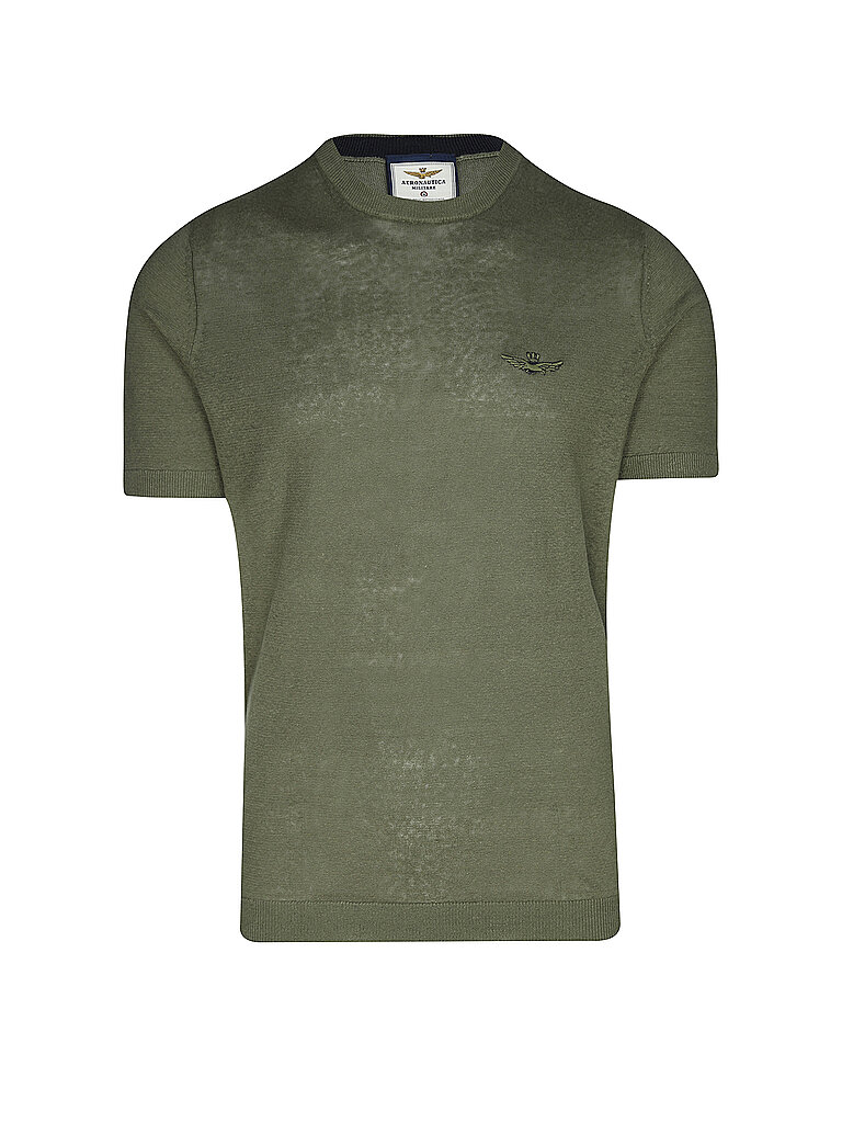 T-Shirt dunkelgrün L herren